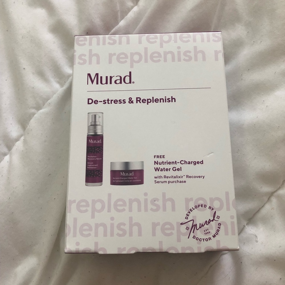 Full size set of new Murad De-stress & Replenish